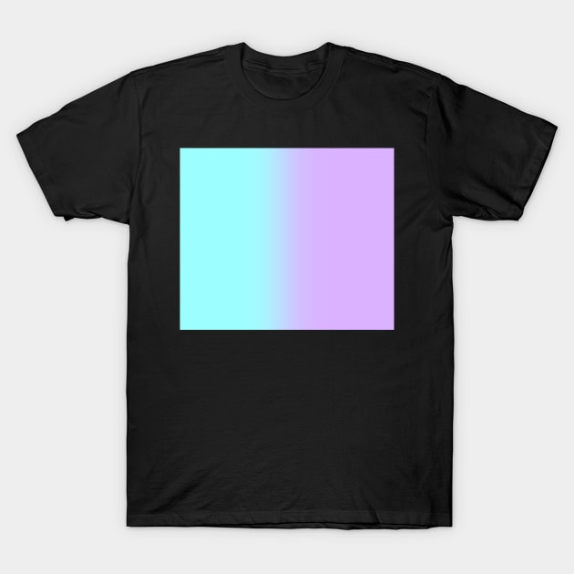 Aqua Lavender Gradient 2 T-Shirt by Lady Lilac